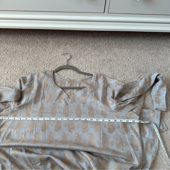 Pakistani 3piece banarsi lawn dress - Picture 6 of 7